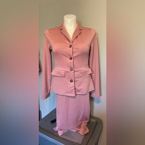 Elegant Pink Women's Skirt Suit NWOT